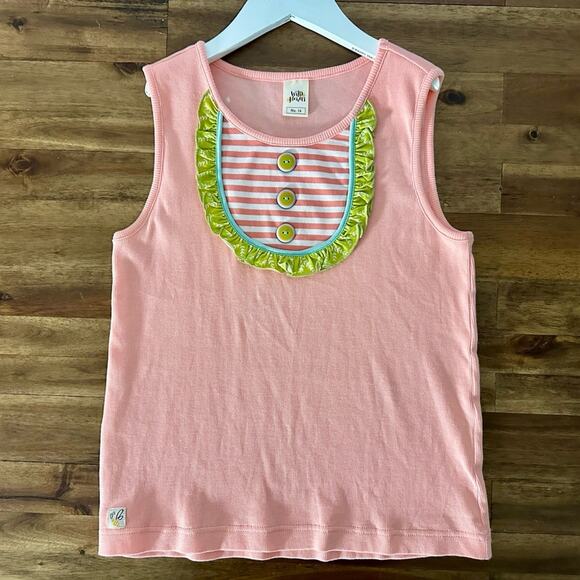 Wildflowers Best Day Ever Blushing Miley Tank Top Sleeveless Ribbed Knit 14 - Picture 2 of 9